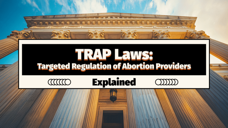 TRAP Laws (Targeted Regulation of Abortion Providers)