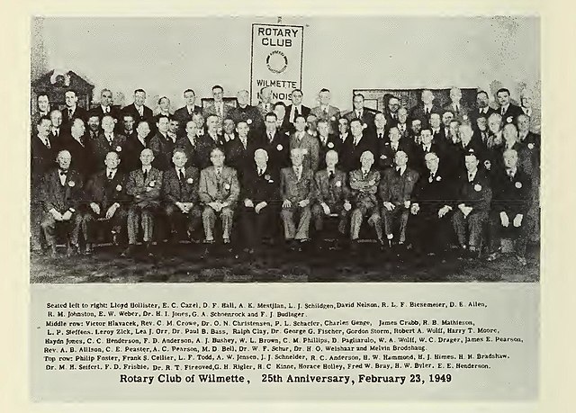 Wilmette Rotary Club 1949