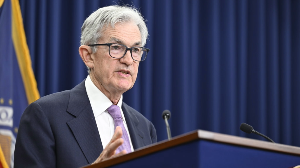 Chair Powell answers interest rate questions at the FOMC press conference on November 7, 2024. https://www.flickr.com/photos/federalreserve/54123839496/