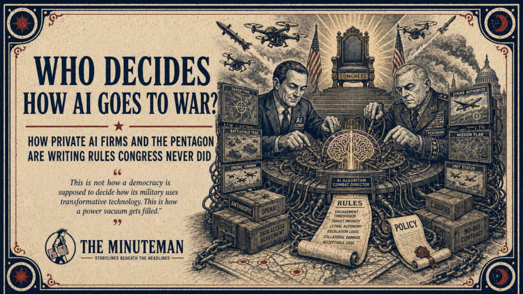 Who Decides How AI Goes to War? Right Now, Nobody You Elected.