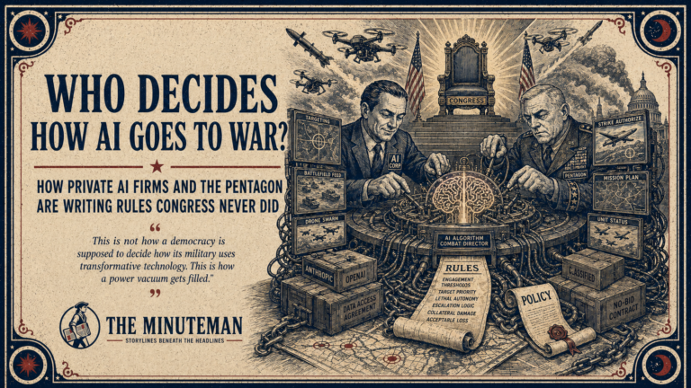 Who Decides How AI Goes to War? Right Now, Nobody You Elected.