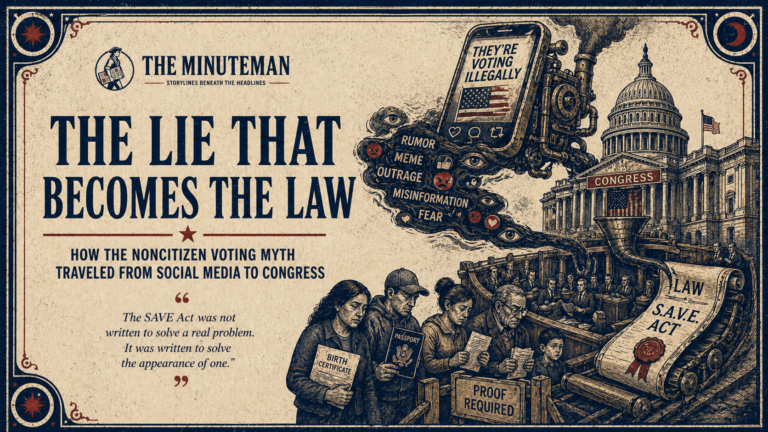 The Lie That Becomes the Law How the Noncitizen Voting Myth Traveled from Social Media to the Floor of Congress
