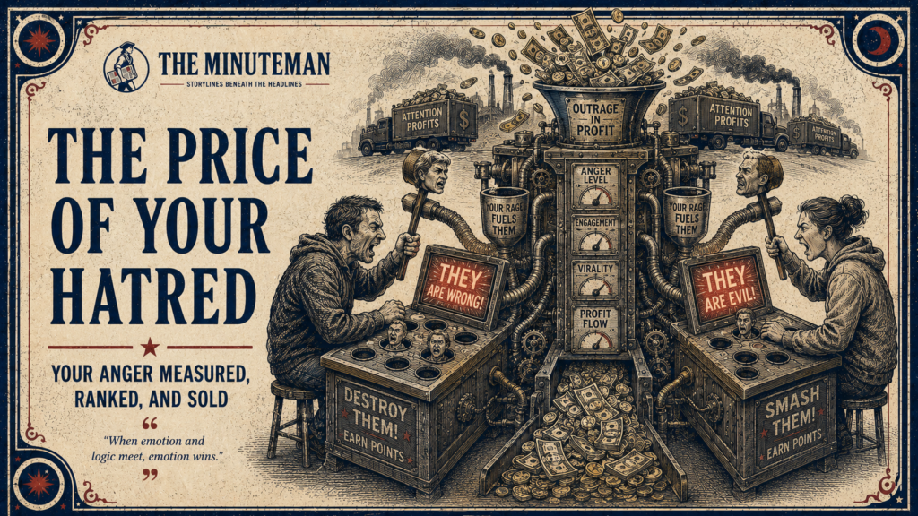 attention economy political division hate politics